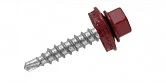 Саморез кровельный 4,8*35 RAL 3005 винно-красный
