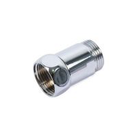 Соединение прямое г/ш 3/4"х1/2" для п/с 731SCH0504 Черный порошковый