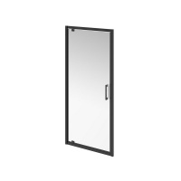 Душевая дверь KERAMA MARAZZI Vetro/Ветро, распашная, 90х195, матовый черный VE.90.PD.BLK.M