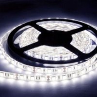 Лента светодиодная 12V 5050 60Led 14,4W IP20 белая 5м 6500К ЭРА (Б0044118)