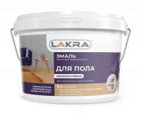 Эмаль для пола акриловая бежевая Лакра 2,4кг