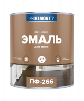 Эмаль ПФ-266  PROREMONTT 20 кг желто-коричневая