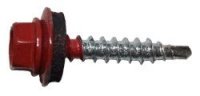 Саморез кровельный 4,8*50 RAL 3011 коричнево-красный