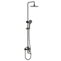 Душевая система ESKO Лагос/Lagos Gun Metal, графит, арт. ST205LGGM