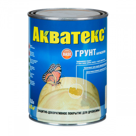 Антисептик грунт алкидный Акватекс, 9л б/ц купить в каталоге интернет магазина СМИТ с доставкой по Улан-Удэ