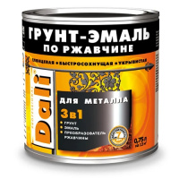 Эмаль Грунт 3 в 1 DALI ультрамарин RAL5002, 0,75л (6)