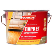 Лак паркетный алкидный глянцевый PARADE L10, 2,5л (3) купить в каталоге интернет магазина СМИТ с доставкой по Улан-Удэ