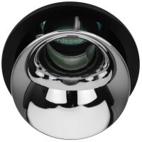 Светильник точечный KL103 BK/CH MR16 GU5.3 черный ЭРА ***