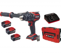 Шуруповерт Einhell ударный PXC TP-CD 18В/120Нм Li-i BL, +3акк 5,2 Ач +ЗУ 4А +кейс (4514310SET3)