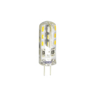 Лампа светодиодная G4 3Вт 220V 37,5*10 белый свет силикон General 651300