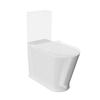 Унитаз KERAMA MARAZZI PLAZA Modern напольный безободковый, белый глянцевый,PLMR.wc.01