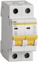 Выключатель-автомат IEK ВА 47-29 2P 25A 4,5кА хар-ка C