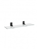 Полка стеклянная ICE Black KLE-ICE034BL