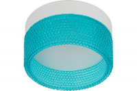 Светильник точечный DK97 WH/Blue GX53 белый голубой ЭРА ***