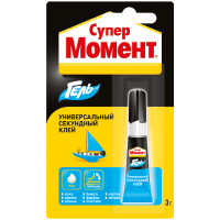 Клей секундный Момент Супер Гель 3 г блистер 874569 (120)