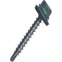 Саморез кровельный 4,8*35 RAL 6005 зеленый мох