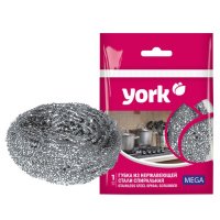 Губка спиральная стальная Макси YORK