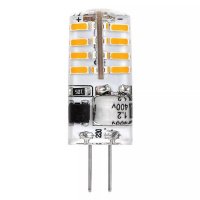 Лампа светодиодная G4 3Вт 220V 36*10мм дневной свет General силикон 661539