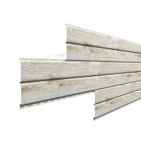 Сайдинг металл. "LбрусXL-Plus" 0.36*3м ECOSTEEL МА-01 Беленый дуб матовый (0,5мм)