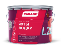 Лак яхтный алкидный полуматовый PARADE L20, 0,75л (6)