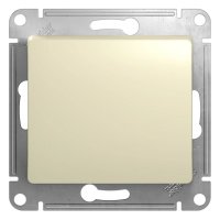 Выключатель 1 кл с/п прох Крем Glossa GSL000261 (20/160)