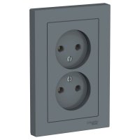 Розетка 2гн с/п б/з Грифель AtlasDesign ATN000720 (6/36)