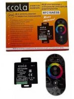 Контроллер Ecola 12V 216W(24V 432W) 18A RGB с кольцевым сенсорным черным радиопультом RFC18AESB