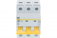 Выключатель-автомат IEK ВА 47-29 3P 10A 4,5кА хар-ка C