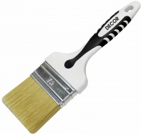 Кисть Decor 2к светлая искусственная щетина  75*15мм (880-075) (12)