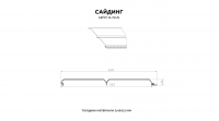 Сайдинг металл. "LбрусXL-Plus" 0.36*3м ECOSTEEL Сосна глянец. (0,5мм) купить в каталоге интернет магазина СМИТ с доставкой по Улан-Удэ