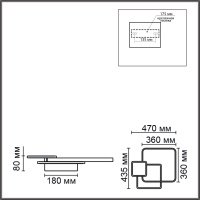 Люстра GOLDY 6574/72CL LED 72W 220V R купить в каталоге интернет магазина СМИТ с доставкой по Улан-Удэ