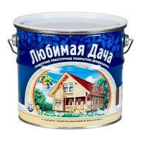 Антисептик лессирующий алкидный п/мат Любимая дача калужница 9л  купить в каталоге интернет магазина СМИТ с доставкой по Улан-Удэ