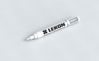 Маркер с нитроэмалью LEKON Standart 4мм цвет: белый (011904) (12/144)