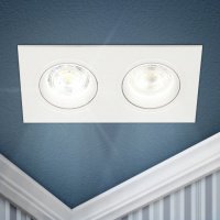 Светильник точечный KL92-2 WH MR16/GU5.3 белый,пластик. ЭРА (Б0054375) купить в каталоге интернет магазина СМИТ с доставкой по Улан-Удэ