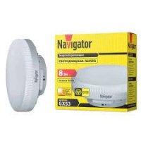 Лампа светодиодная GX53 8W теплый свет Navigator Standard 2,7К (71 362)