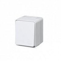 Выключатель 1 кл о/п БЕЛЫЙ AtlasDesign PROFI IP54 10 АХ (12/96) ATN540111
