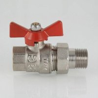 Кран шаровый американка 3/4 бабочка Valtec