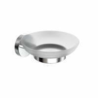 Мыльница стеклянная Long L036