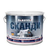 Антисептик кроющий акрил п/мат Акватекс СКАНДИ топленое молоко 9л купить в каталоге интернет магазина СМИТ с доставкой по Улан-Удэ