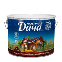 Антисептик лессирующий алкидный п/мат Любимая дача белый 9л 