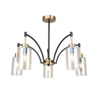 Люстра ESCADA 1166/5P E14*40W Brass/Black