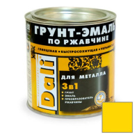 Эмаль Грунт 3 в 1 DALI желтая RAL1021, 0,75л (6)