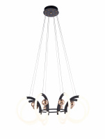 Люстра СТ3038/8 Черный+Золото LED 60W 4000К
