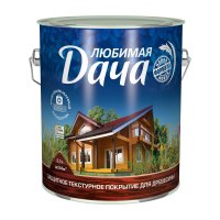 Антисептик лессирующий алкидный п/мат Любимая дача орегон 2,7л (4)