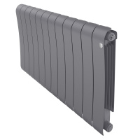 Радиатор биметал. Royal Thermo Infinity 500 12 секций Silver Satin 500/90 (2064 Вт)