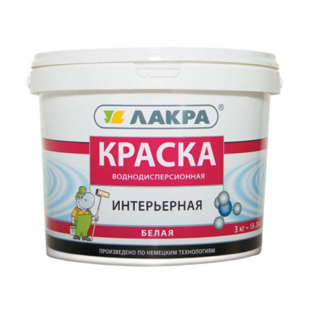Краска в/д Интерьерная Лакра 14кг  купить в каталоге интернет магазина СМИТ с доставкой по Улан-Удэ