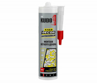 Клей жидкие гвозди KUDO Decor 280 мл белый 50кг/м2 KBK-311 (12)